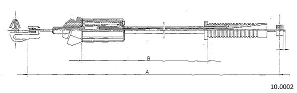 Câble d'accélération CABOR 10.0002