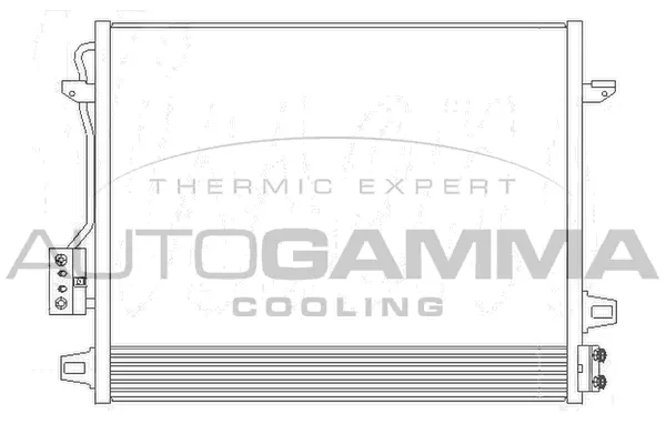 Condenseur, climatisation AUTOGAMMA 105455