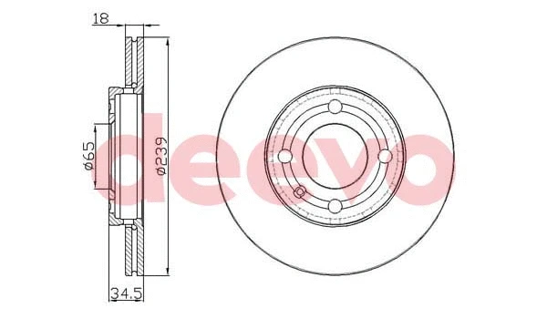 Disque de frein DEEVO BD31760