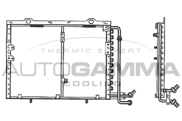 Condenseur, climatisation AUTOGAMMA 101730