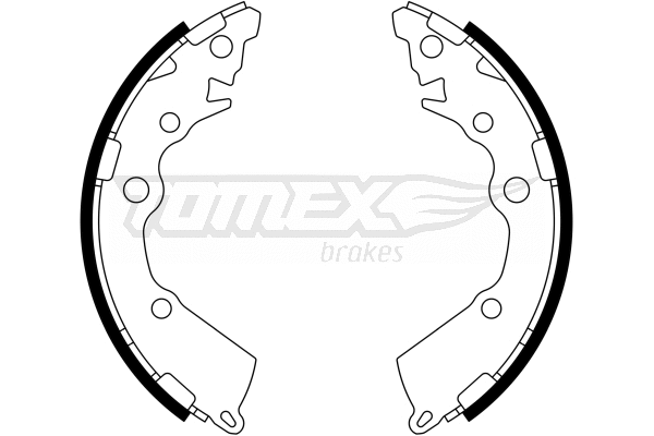 Jeu de mâchoires de frein TOMEX Brakes TX 23-18