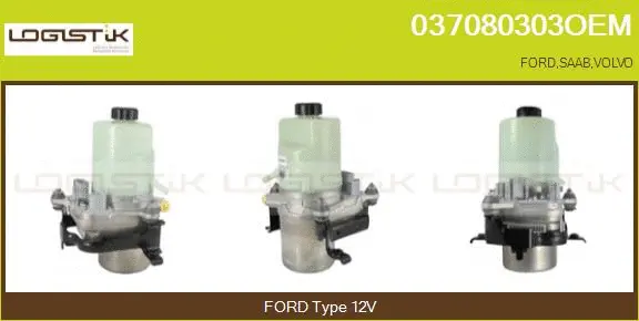 Pompe hydraulique, direction LGK 037080303OEM