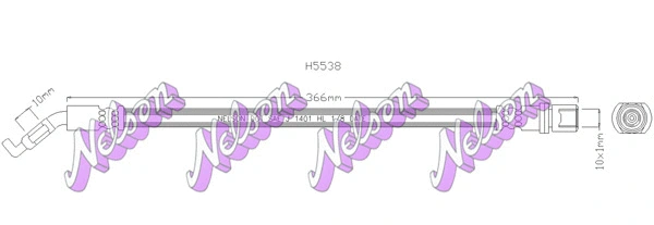 Flexible de frein KAWE H5538