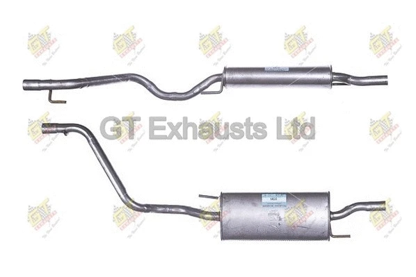 Silencieux arrière GT Exhausts GVW250