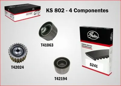 Kit de courroie crantée GATES-BR KS802