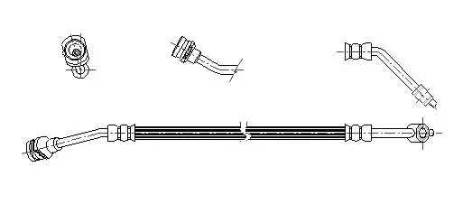 Flexible de frein Technika 44678
