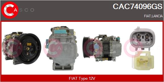 Compresseur, climatisation CASCO CAC74096GS