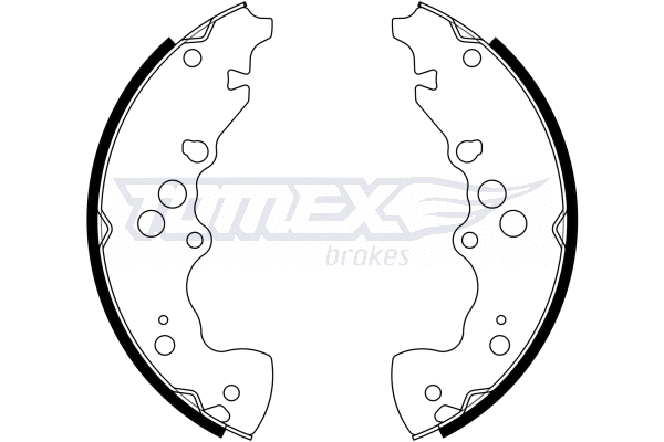 Jeu de mâchoires de frein TOMEX Brakes TX 22-95