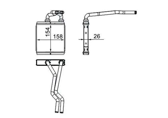 Système de chauffage MAHLE AH 267 000S