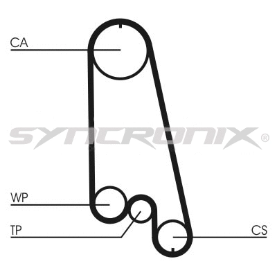 Kit de courroie crantée SYNCRONIX SY110874