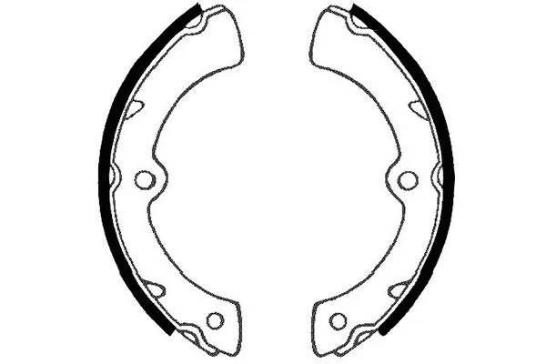 Jeu de mâchoires de frein KAVO PARTS KBS-8406