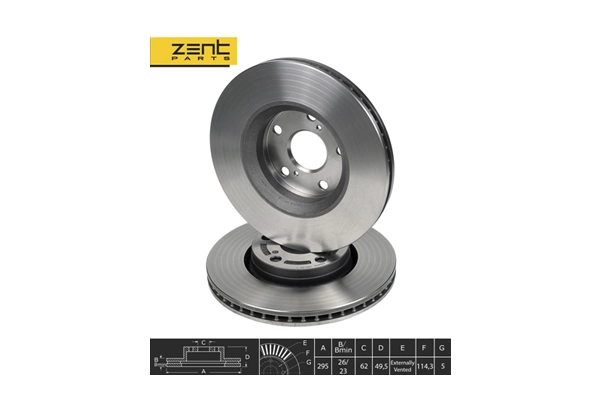 Disque de frein ZentParts Z06245
