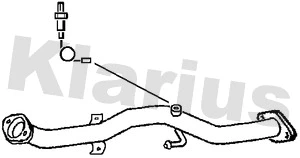 Tuyau d'échappement KLARIUS 150365