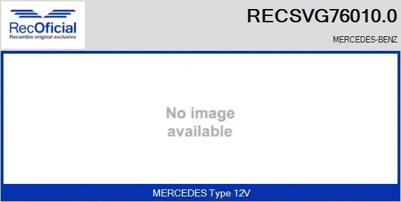 Vanne EGR RECOFICIAL RECSVG76010.0