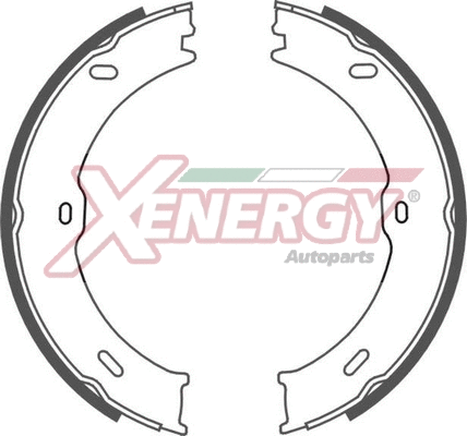 Jeu de mâchoires de frein AP XENERGY X50467