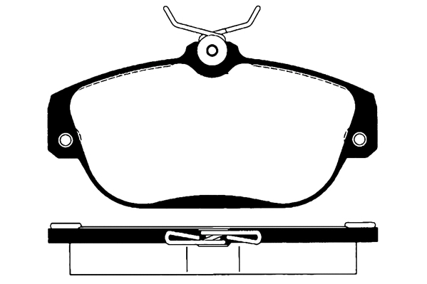 Kit de plaquettes de frein, frein à disque RAICAM RA.0585.0