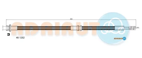 Flexible de frein ADRIAUTO 48.1252