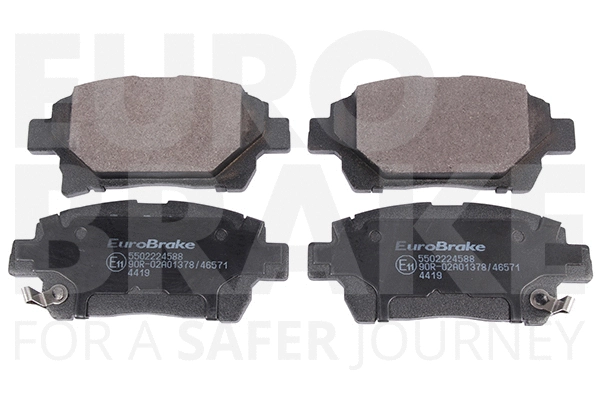 Kit de plaquettes de frein, frein à disque EUROBRAKE 5502224588