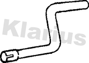 Tuyau d'échappement KLARIUS 120380