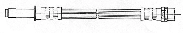 Flexible de frein CEF 512116