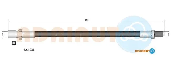 Flexible de frein ADRIAUTO 52.1235