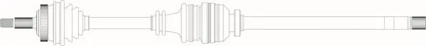 Arbre de transmission GENERAL RICAMBI RE3288