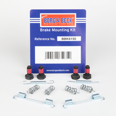 Kit d'accessoires, mâchoires de frein de stationnement BORG & BECK BBK6150