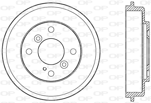 Tambour de frein OPEN PARTS BAD9084.10