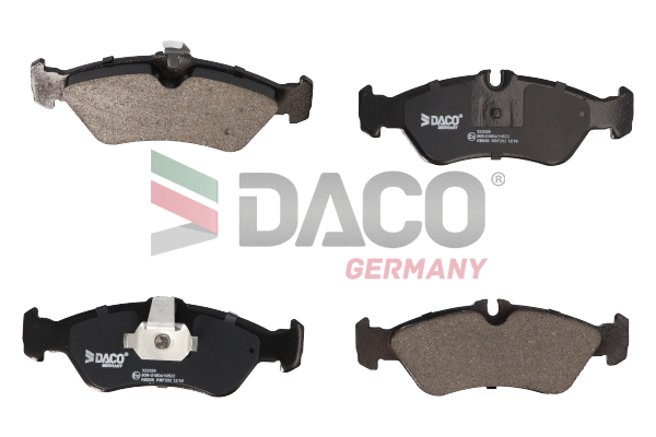Kit de plaquettes de frein, frein à disque DACO Germany 323329