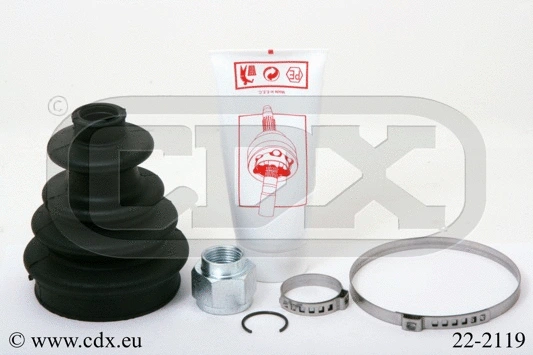 Jeu de joints-soufflets, arbre de commande CDX 22-2119