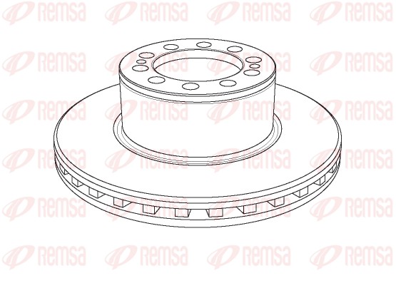 Disque de frein REMSA NCA1157.20