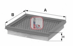 Filtre à air SOFIMA S 0133 A