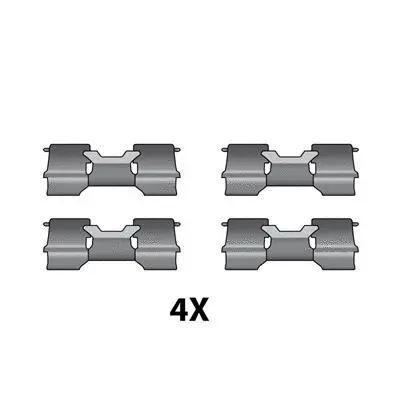 Kit d'accessoires, plaquette de frein à disque RAICAM 12079456