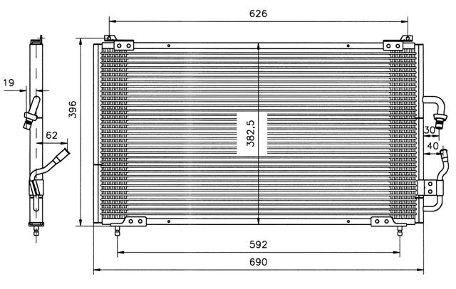 Condenseur, climatisation STORM QUALITY PARTS 79590