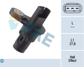 Capteur d'angle, vilebrequin FAE 79382