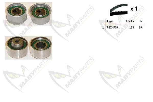Kit de courroie crantée MABYPARTS OBK010509