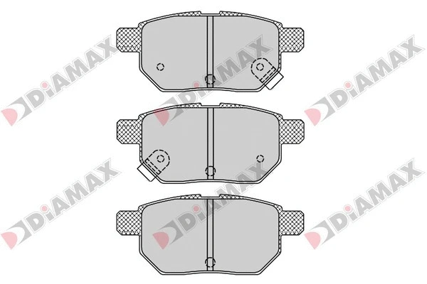 Kit de plaquettes de frein, frein à disque DIAMAX N09570