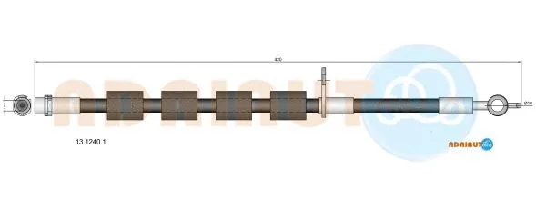 Flexible de frein ADRIAUTO 13.1240.1