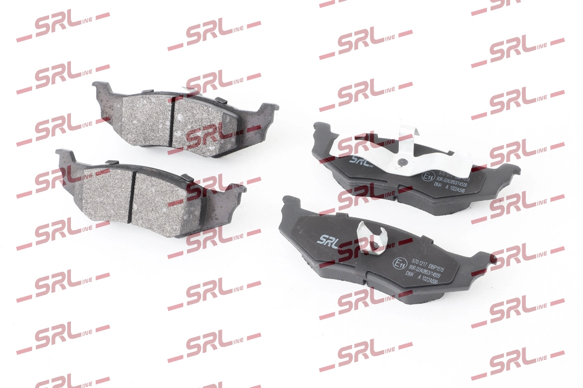 Kit de plaquettes de frein, frein à disque SRLine S70-1217