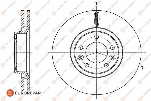 Disque de frein EUROREPAR 1618863380