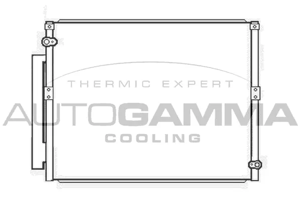 Condenseur, climatisation AUTOGAMMA 105553