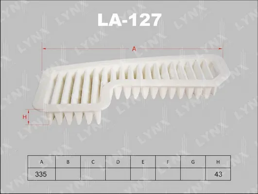 Filtre à air LYNXAUTO LA-127