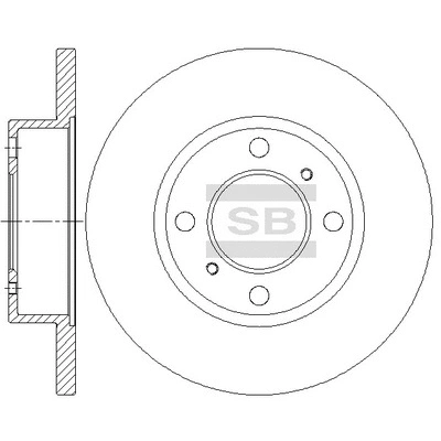 Disque de frein Hi-Q SD4352