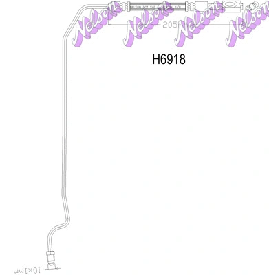 Flexible de frein KAWE H6918