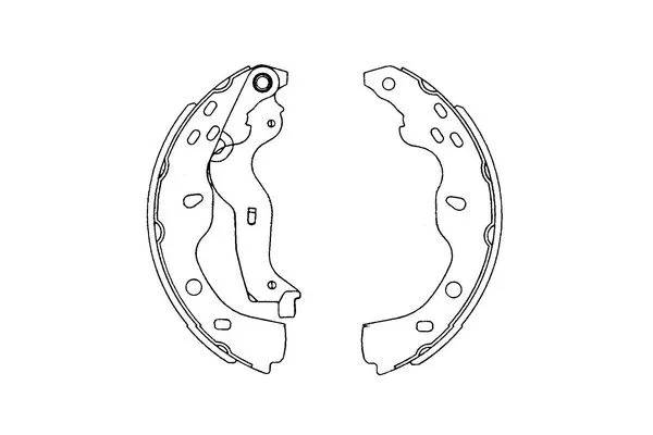 Jeu de mâchoires de frein KAVO PARTS KBS-8914