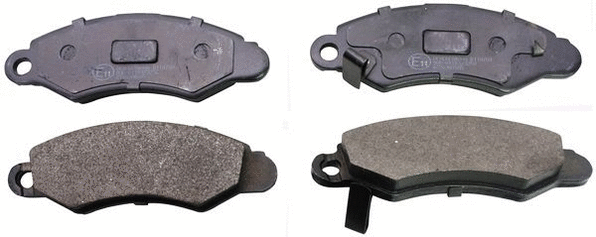 Kit de plaquettes de frein, frein à disque DENCKERMANN B110709