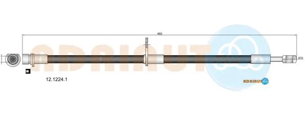 Flexible de frein ADRIAUTO 12.1224.1