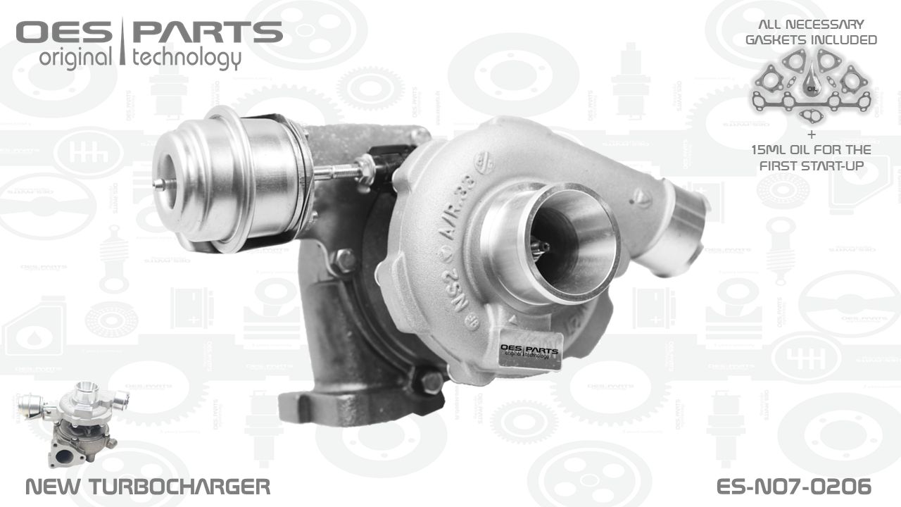 Turbocompresseur, suralimentation OES PARTS ES-N07-0206