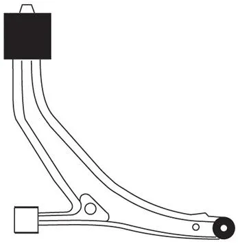 Bras de liaison, suspension de roue FRAP F3327