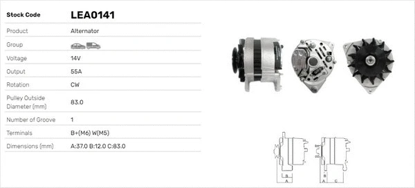 Alternateur LUSA LEA0141